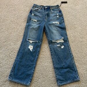 NWT Blank NYC the Franklin ribcage wide leg jeans size 29